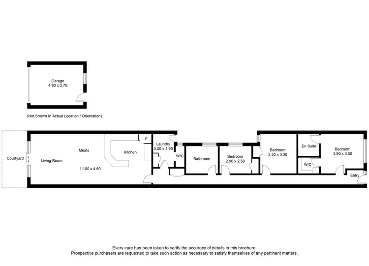 Floorplan of Homely house listing, 11B Ascot Street South, Ballarat Central VIC 3350