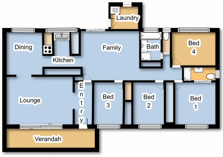 Floorplan of Homely house listing, 34 Muntz Street, Chisholm ACT 2905