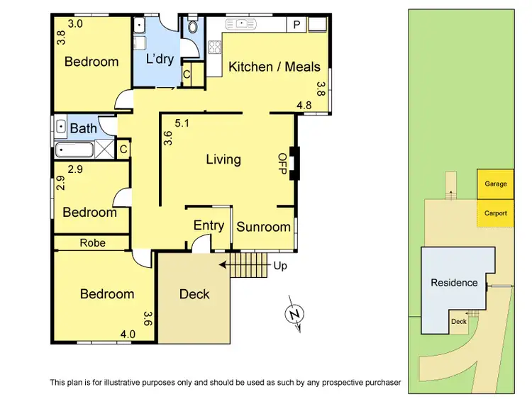 Floorplan of Homely house listing, 170 Nepean Street, Greensborough VIC 3088