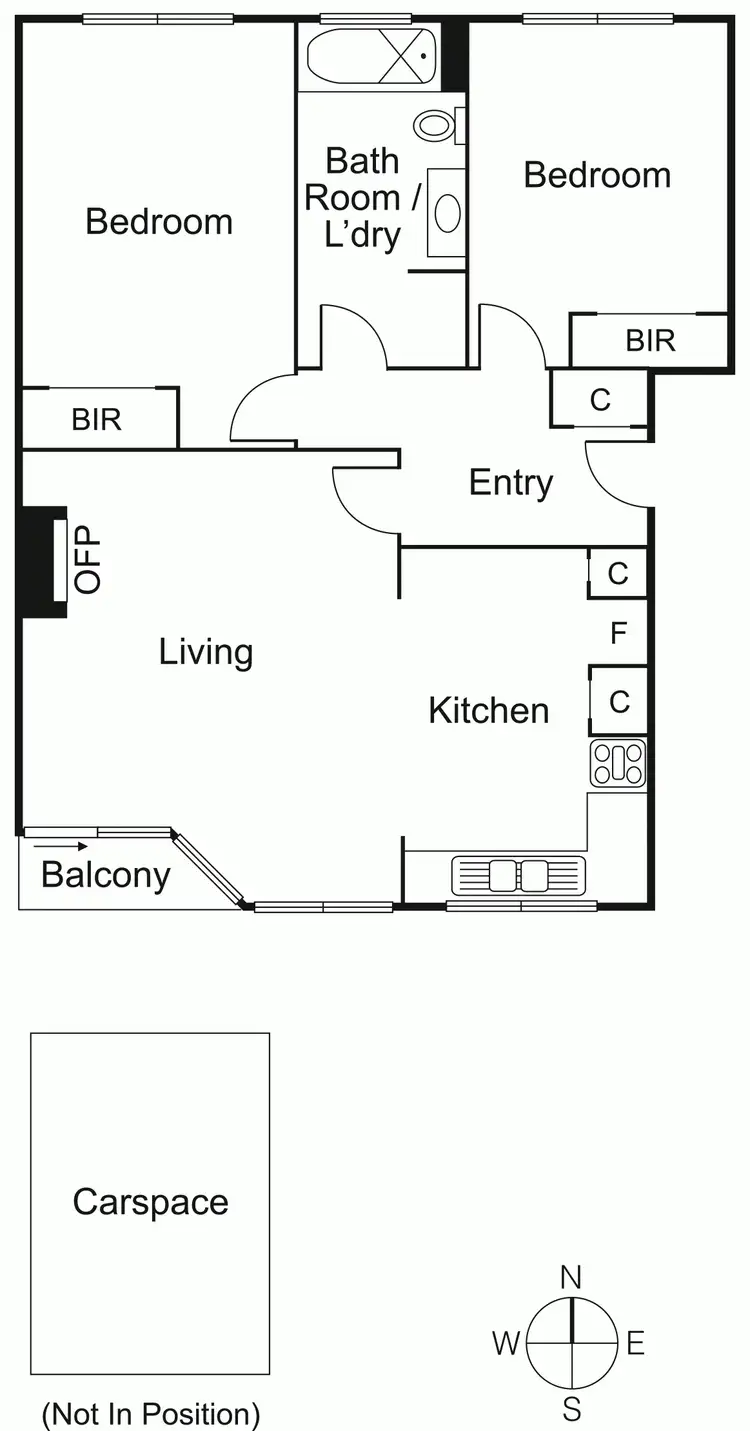 Floorplan of Homely apartment listing, 14/594 Inkerman Road, Caulfield North VIC 3161