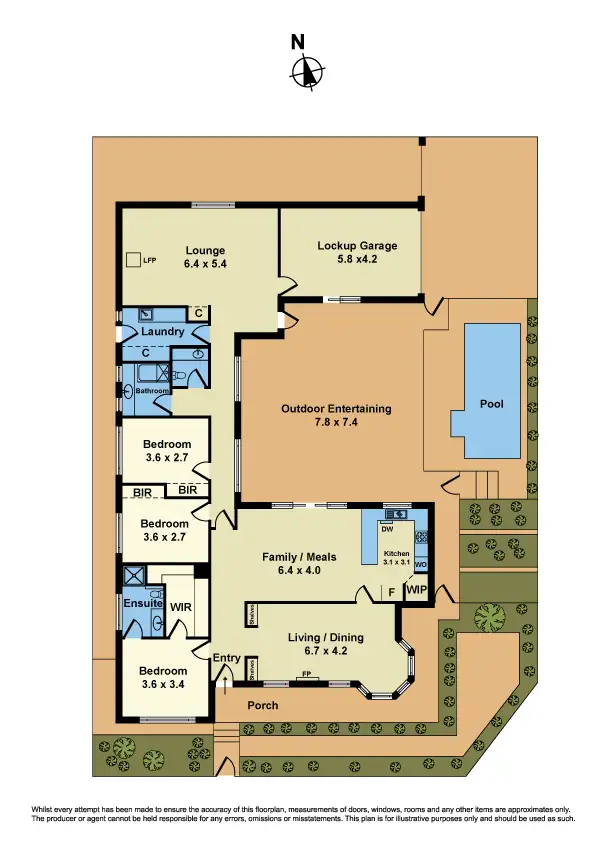 Floorplan of Homely house listing, 23 Dickson Court, Williamstown VIC 3016