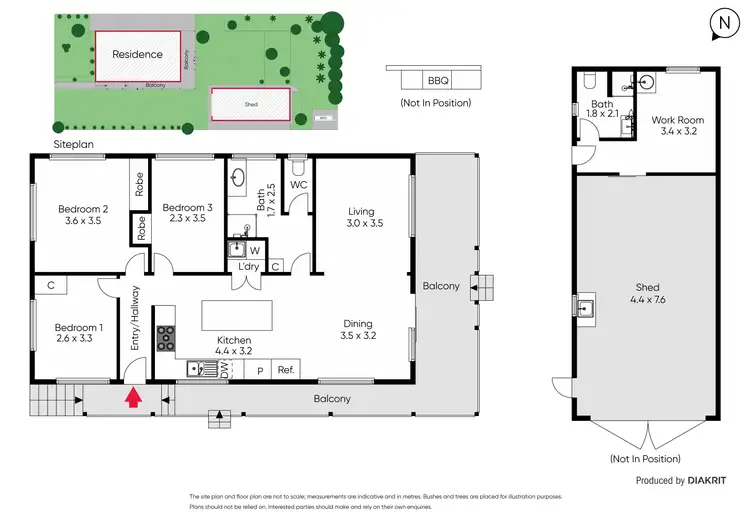 Floorplan of Homely house listing, 18 Karadoc Street, Dromana VIC 3936