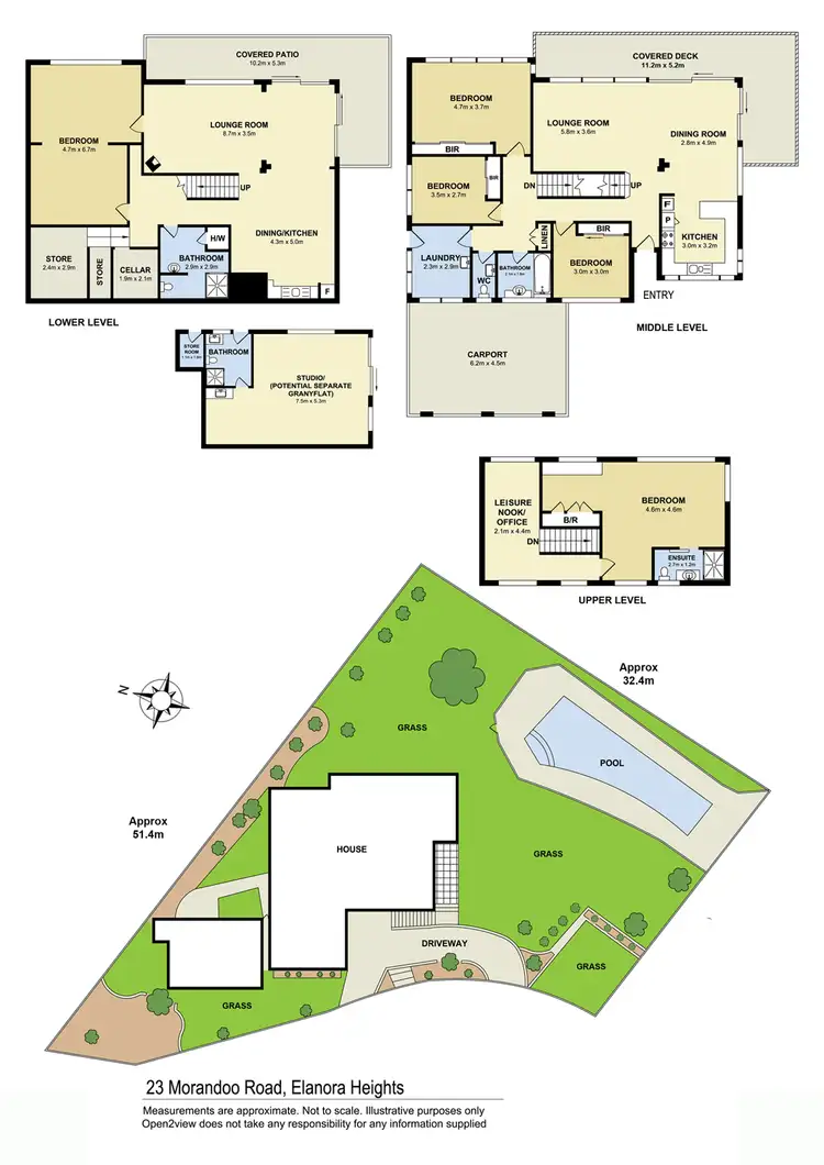Floorplan of Homely house listing, 23 Morandoo Road, Elanora Heights NSW 2101