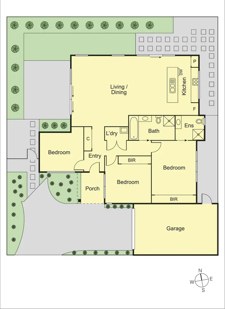 Floorplan of Homely unit listing, 2/46 Neerim Road, Caulfield VIC 3162