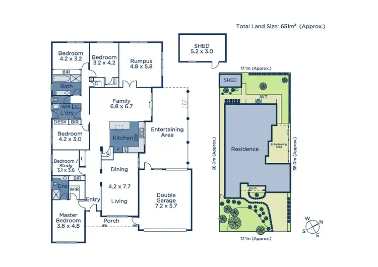 Floorplan of Homely house listing, 10 Federation Glen, Croydon Hills VIC 3136