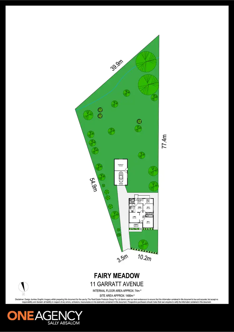 Floorplan of Homely house listing, 11 Garratt Avenue, Fairy Meadow NSW 2519