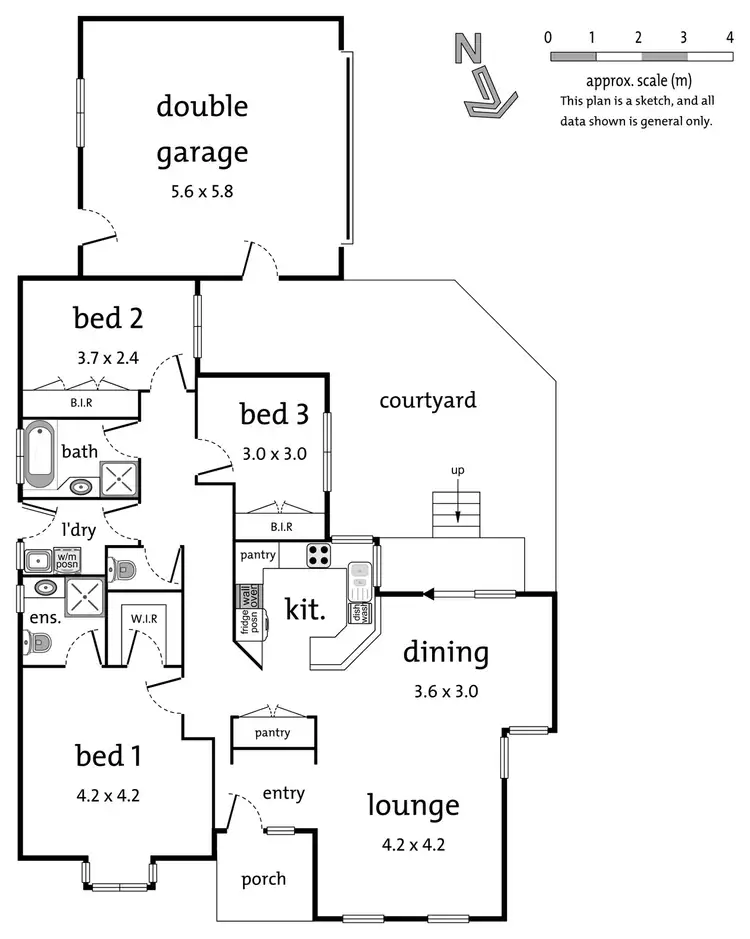 Floorplan of Homely unit listing, 1/6 Franklin Road, Doncaster East VIC 3109