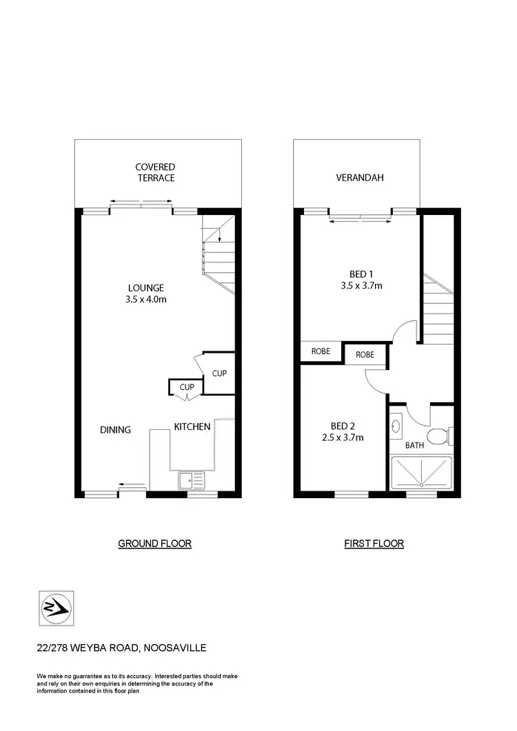 Floorplan of Homely unit listing, 22/278 Weyba Road, Noosaville QLD 4566