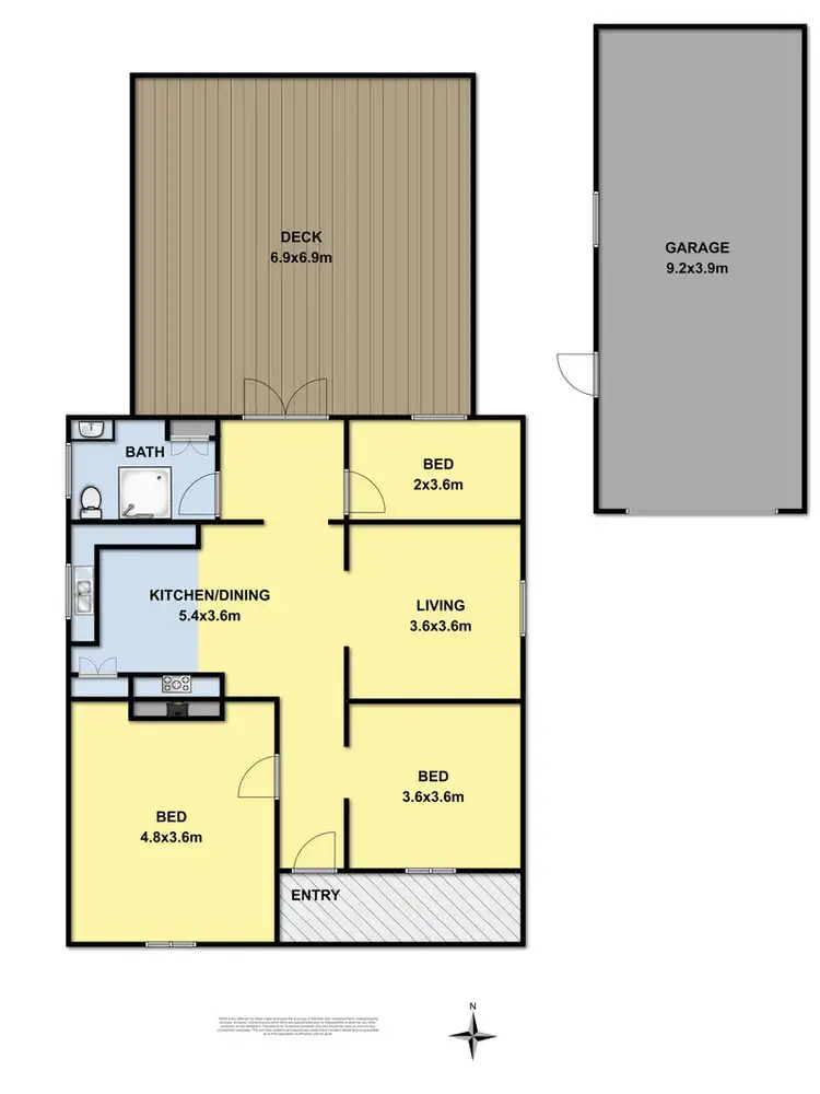 Floorplan of Homely house listing, 34 Seymour Crescent, Apollo Bay VIC 3233
