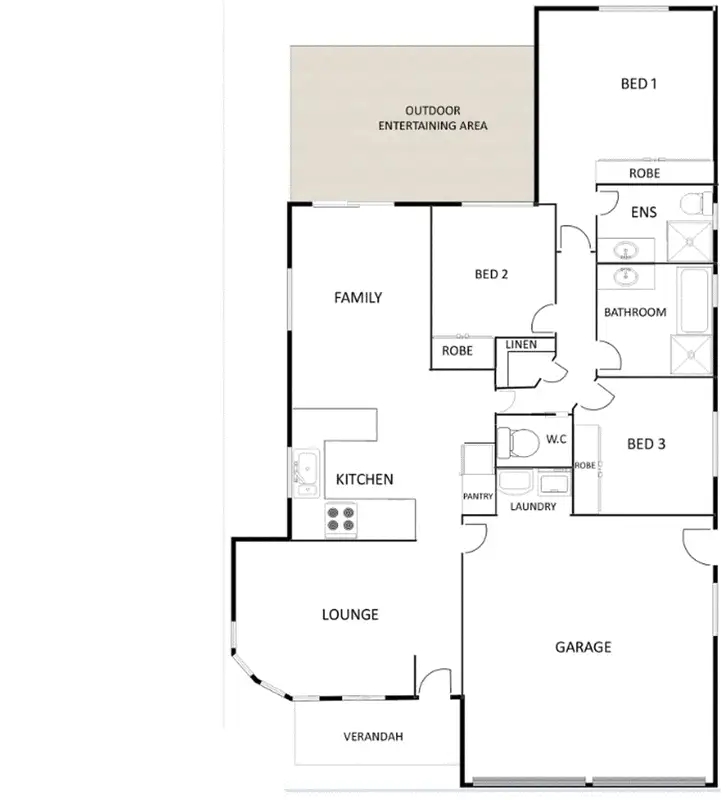 Floorplan of Homely house listing, 30 Tarrant Crescent, Dunlop ACT 2615