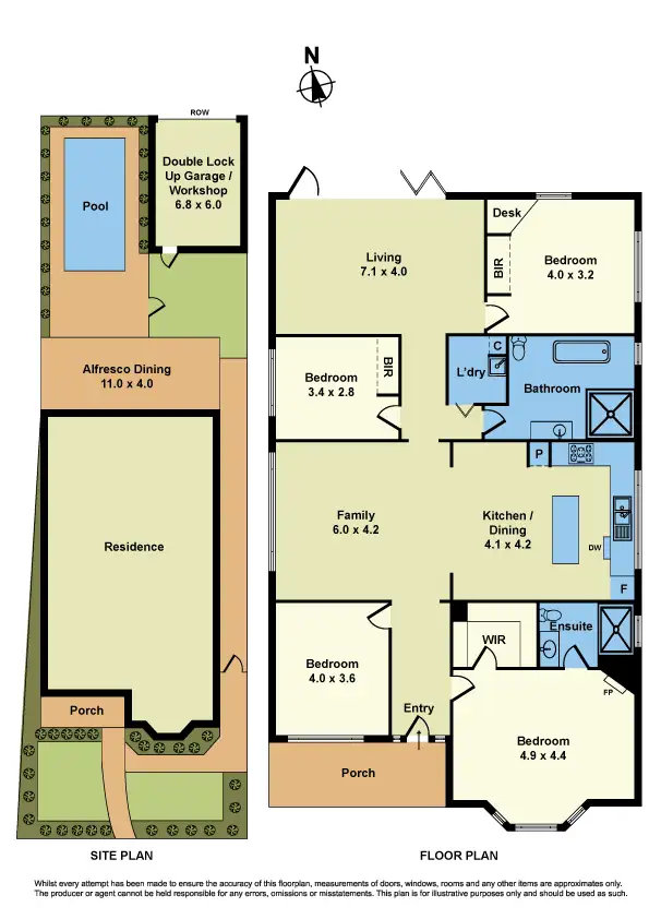 Floorplan of Homely house listing, 18 Junction Street, Newport VIC 3015