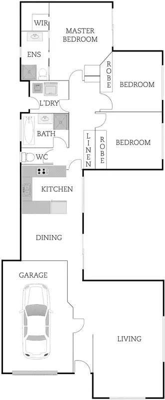 Floorplan of Homely house listing, 27 Walter Crocker Crescent, Casey ACT 2913