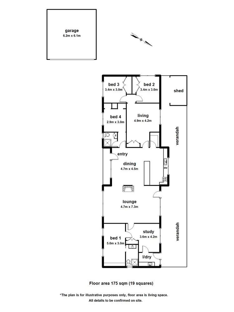 Floorplan of Homely house listing, 81 Walker Road, Seville VIC 3139