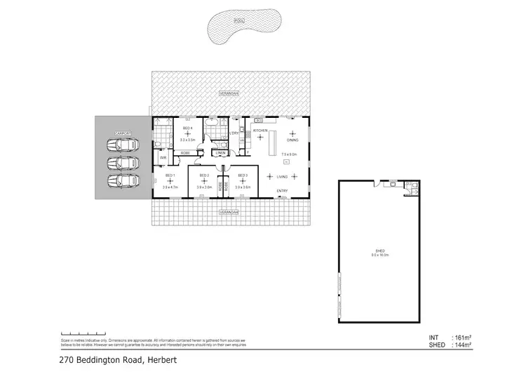 Floorplan of Homely house listing, 270 Beddington Road, Herbert NT 836