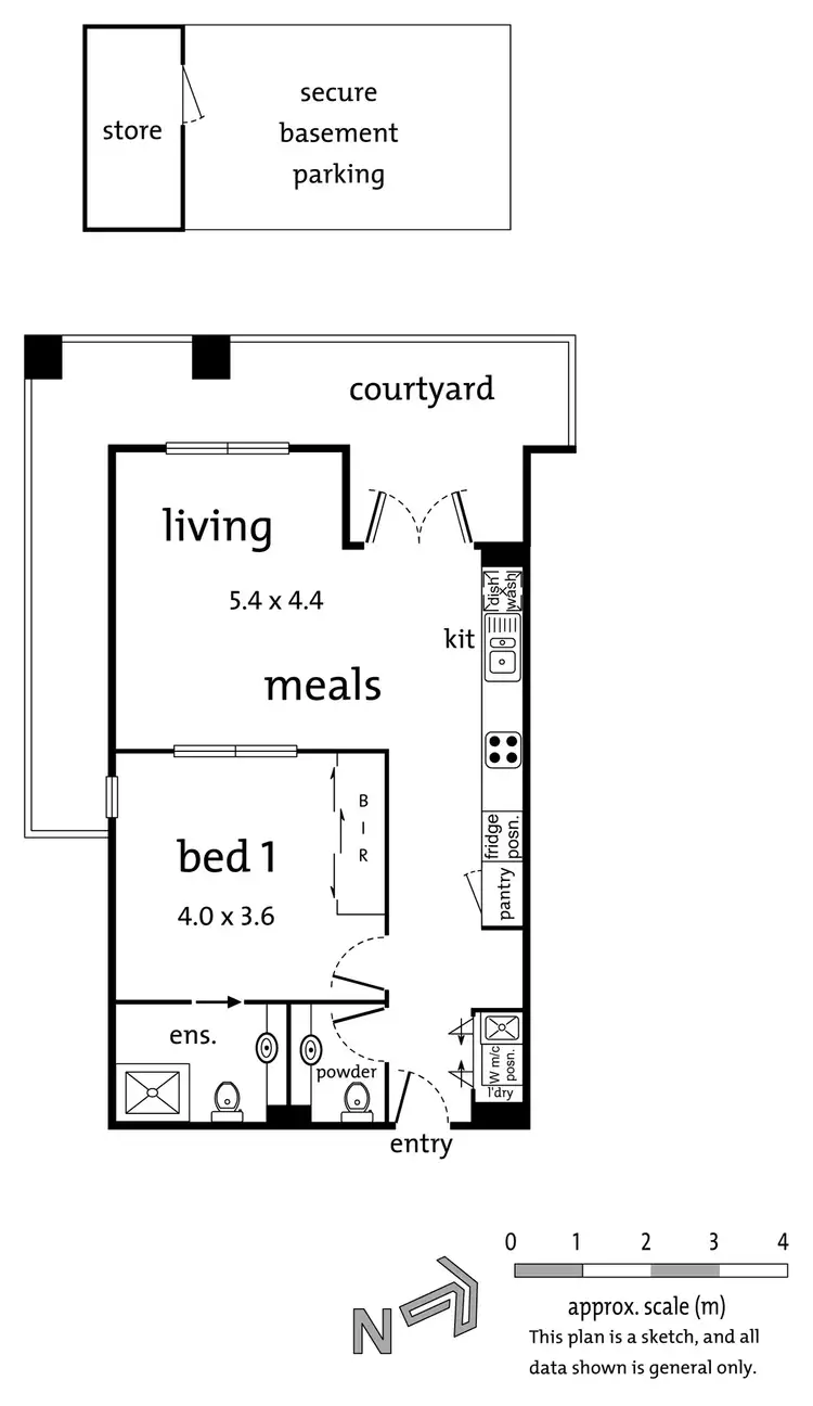 Floorplan of Homely apartment listing, 2/13-15 Goodson Street, Doncaster VIC 3108
