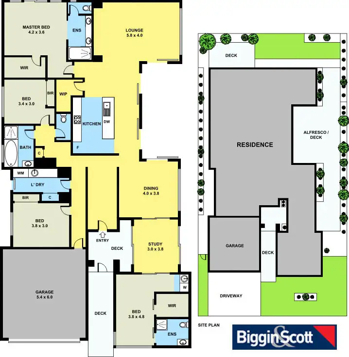 Floorplan of Homely house listing, 4 John Russell Road, Cranbourne West VIC 3977