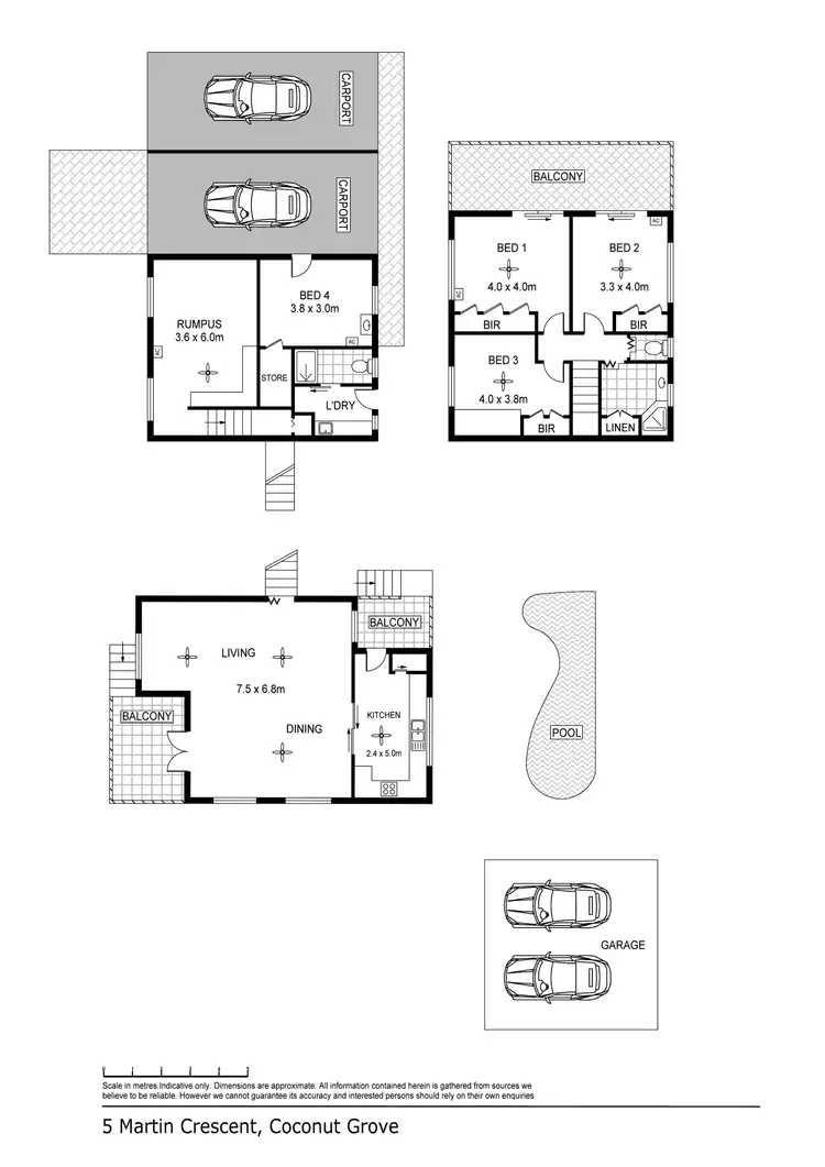 Floorplan of Homely house listing, 5 Martin Crescent, Coconut Grove NT 810
