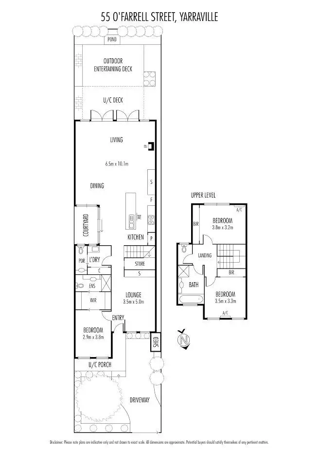 Floorplan of Homely house listing, 55 O'Farrell Street, Yarraville VIC 3013