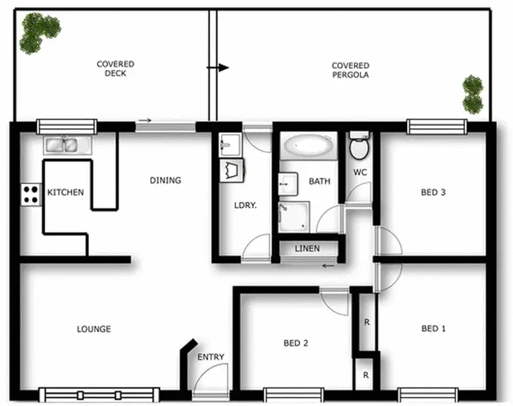 Floorplan of Homely house listing, 7 Ampt Place, Theodore ACT 2905
