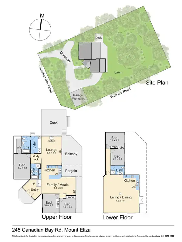 Floorplan of Homely house listing, 245 Canadian Bay Road, Mount Eliza VIC 3930