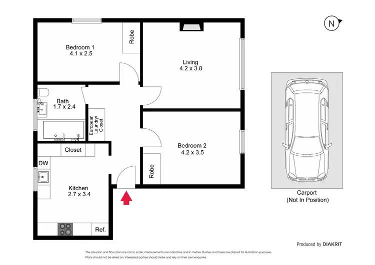 Floorplan of Homely apartment listing, 6/36 Lansdowne Road, St Kilda East VIC 3183