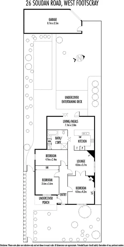 Floorplan of Homely house listing, 26 Soudan Road, West Footscray VIC 3012