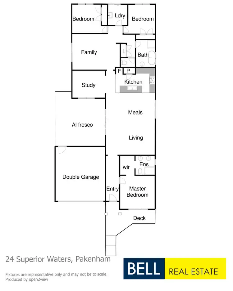 Floorplan of Homely house listing, 24 Superior Waters, Pakenham VIC 3810