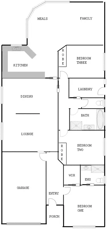 Floorplan of Homely house listing, 10 Glynn Street, Hughes ACT 2605
