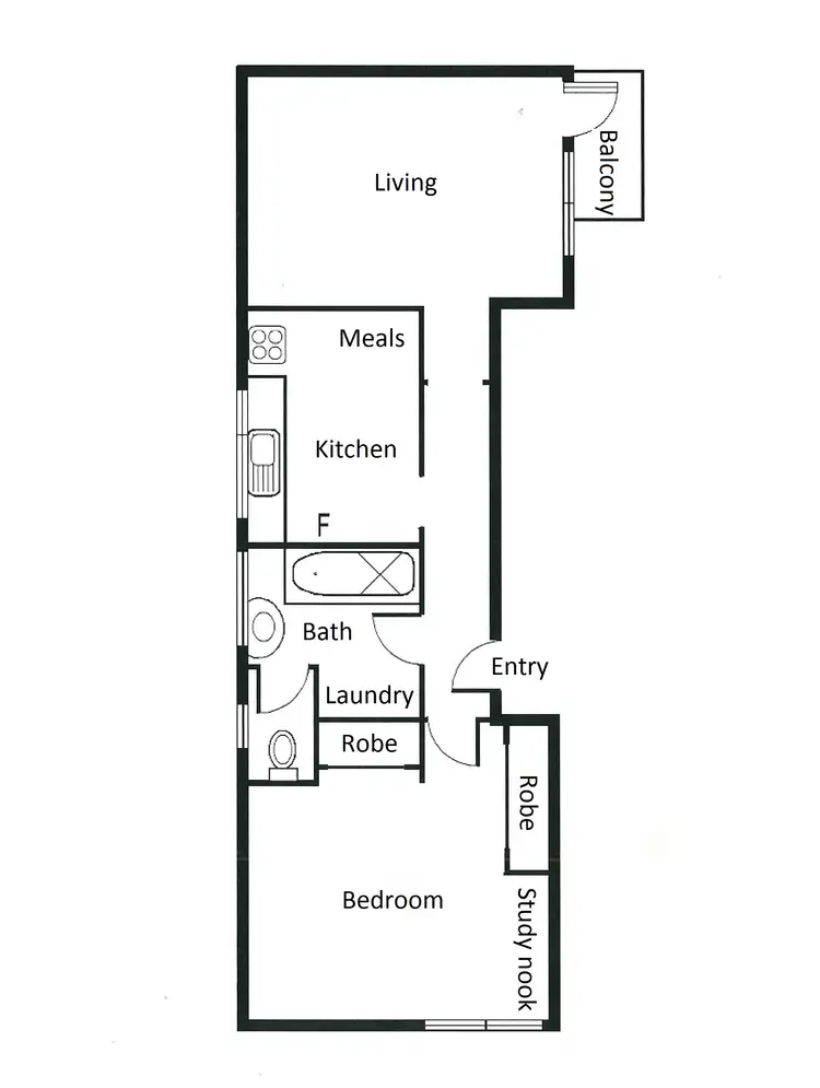 Floorplan of Homely apartment listing, 11/9 Acacia Street, Carnegie VIC 3163