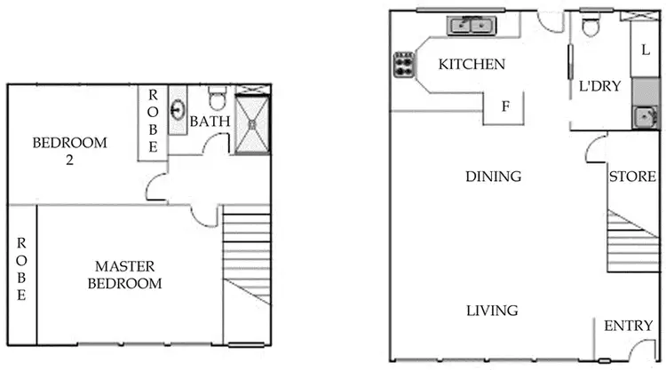 Floorplan of Homely townhouse listing, 2 Moulden Court, Belconnen ACT 2617
