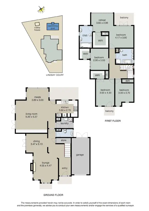 Floorplan of Homely house listing, 8 Lindsay Court, Williamstown VIC 3016
