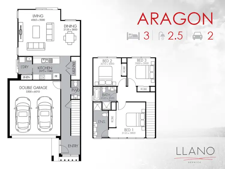 Floorplan of Homely townhouse listing, 6/125 Melzak Way, Berwick VIC 3806