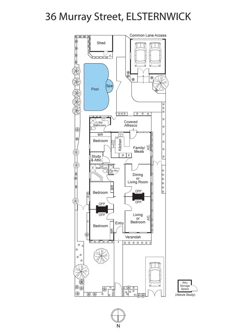 Floorplan of Homely house listing, 36 Murray Street, Elsternwick VIC 3185