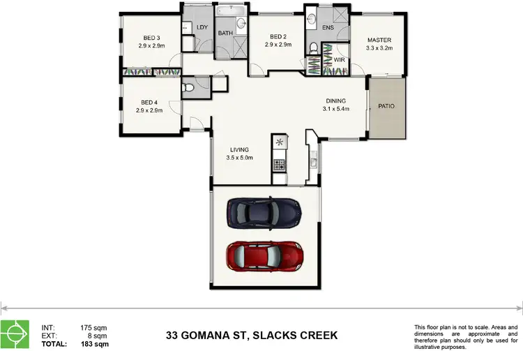 Floorplan of Homely house listing, 33 Gomana Street, Slacks Creek QLD 4127