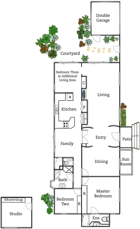 Floorplan of Homely house listing, 71 Stonehaven Crescent, Deakin ACT 2600