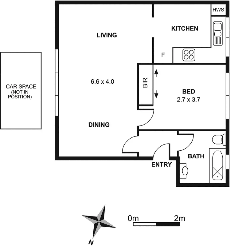 Floorplan of Homely apartment listing, 13/307 Riversdale Road, Hawthorn East VIC 3123