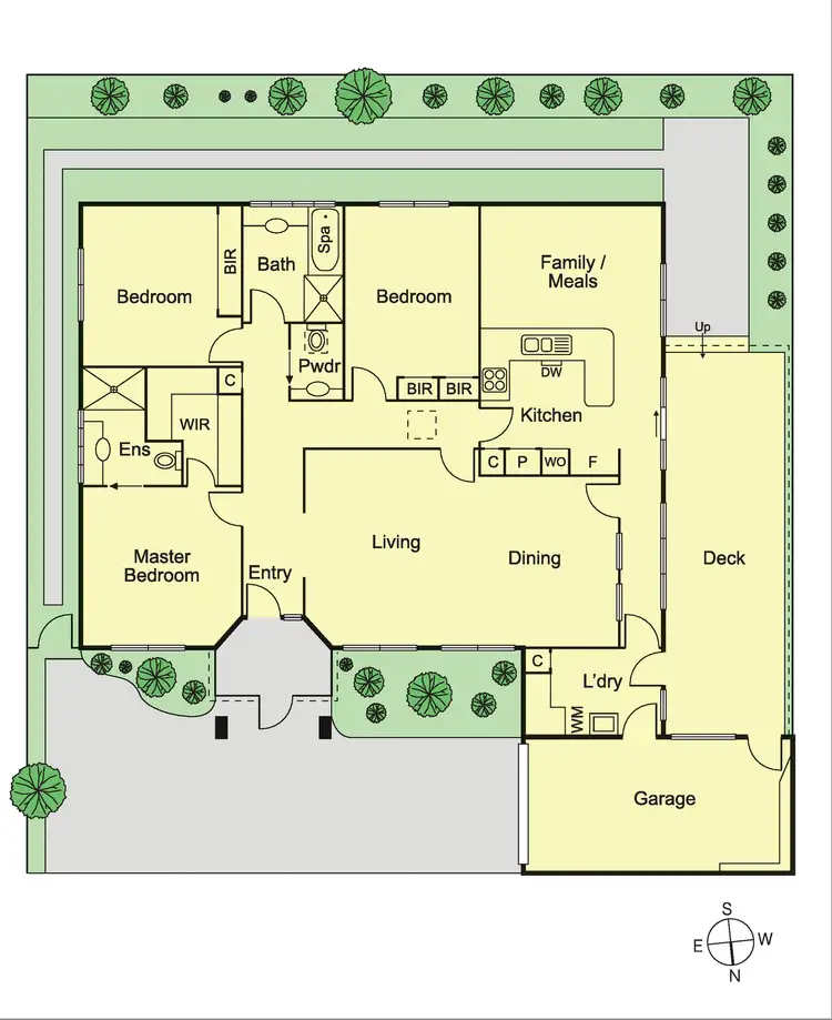 Floorplan of Homely villa listing, 2/245 Alma Road, St Kilda East VIC 3183