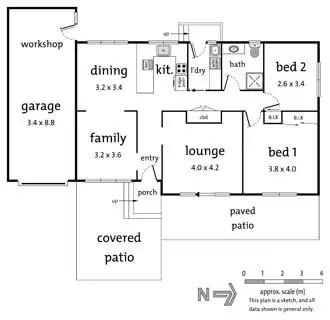 Floorplan of Homely unit listing, 2/4 Lois Street, Ringwood East VIC 3135