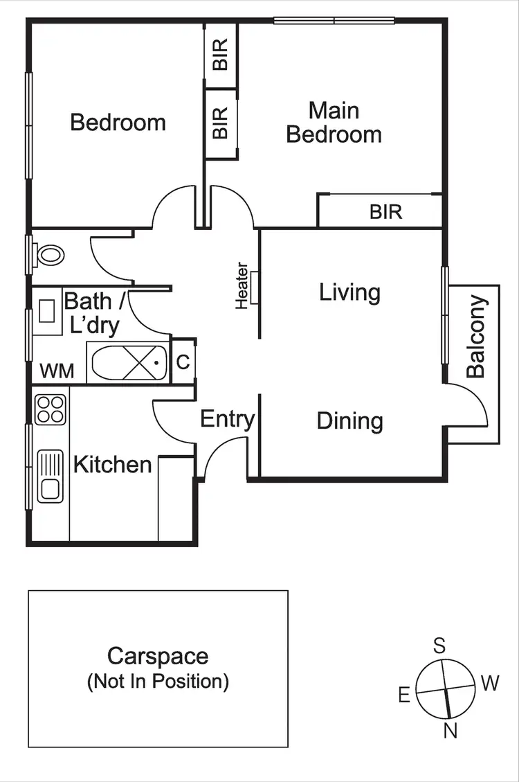 Floorplan of Homely apartment listing, 6/2 Paddington Road, Hughesdale VIC 3166