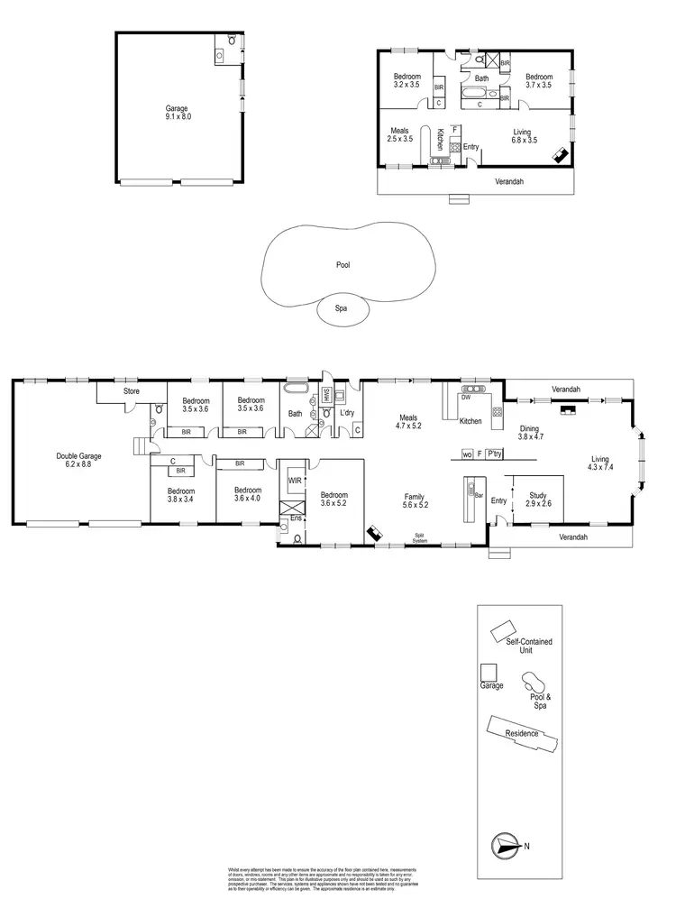 Floorplan of Homely house listing, 421 Seventh Avenue, Eden Park VIC 3757