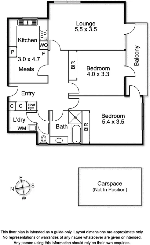 Floorplan of Homely apartment listing, 8/6 Hughenden Road, St Kilda East VIC 3183