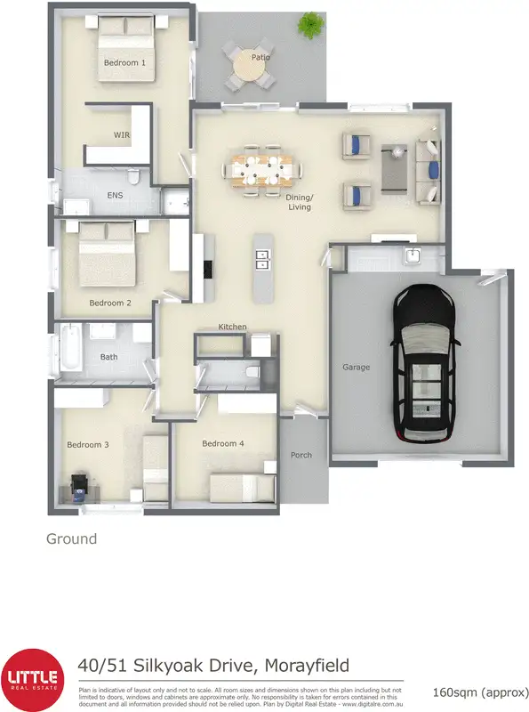 Floorplan of Homely house listing, 40/51 Silkyoak Drive, Morayfield QLD 4506