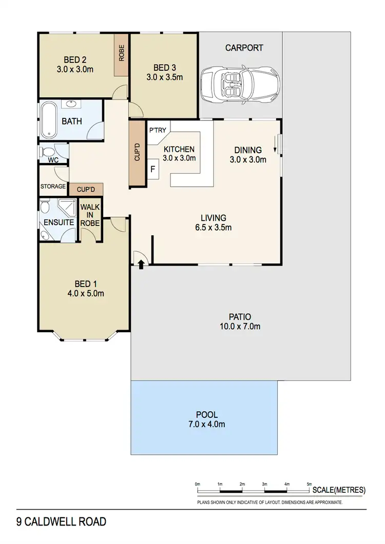 Floorplan of Homely house listing, 9 Caldwell Road, Mcminns Lagoon NT 822