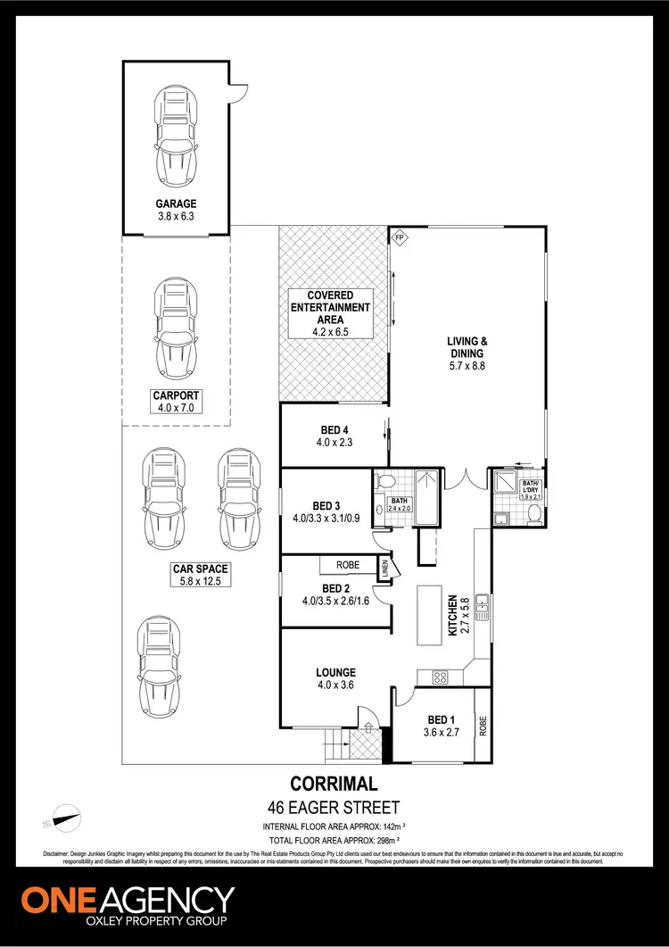 Floorplan of Homely house listing, 46 Eager Street, Corrimal NSW 2518
