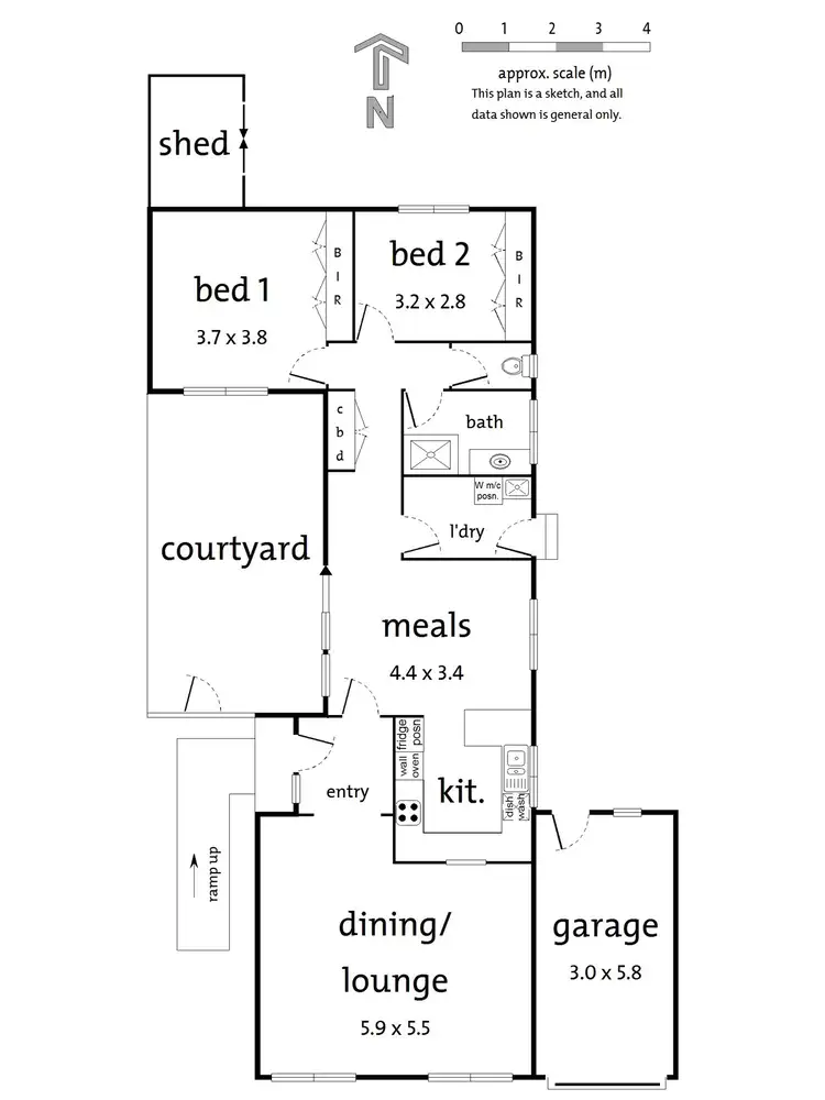 Floorplan of Homely house listing, 21 Caroline Street, Ringwood VIC 3134