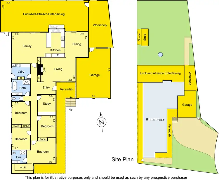 Floorplan of Homely house listing, 9 Carmel Close, Greensborough VIC 3088