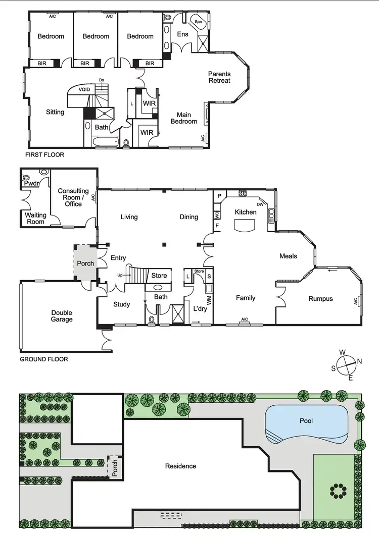 Floorplan of Homely house listing, 20 Curraweena Road, Caulfield South VIC 3162