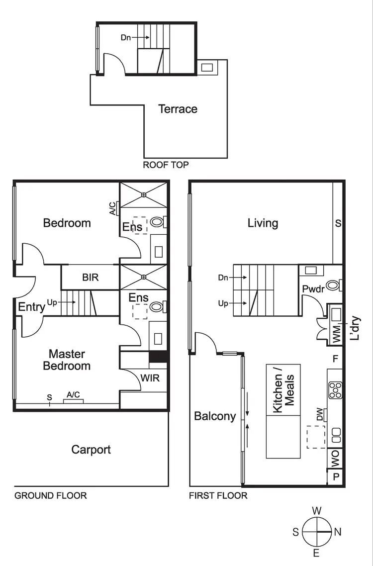 Floorplan of Homely townhouse listing, 29 Northern Avenue, Brighton East VIC 3187