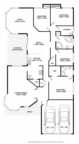 Floorplan of Homely house listing, 144 Second Avenue, West Hoxton NSW 2171