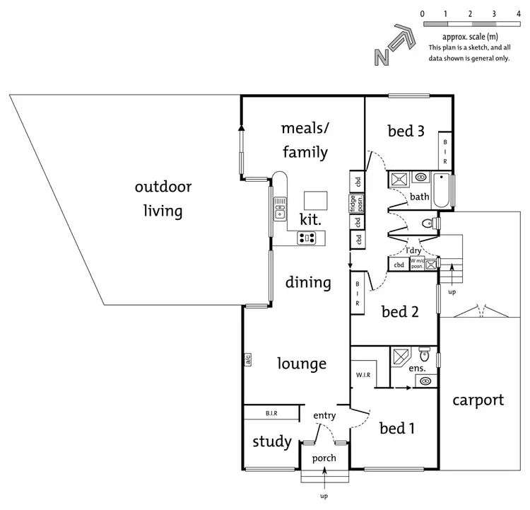 Floorplan of Homely house listing, 7 Haideh Place, Wantirna South VIC 3152
